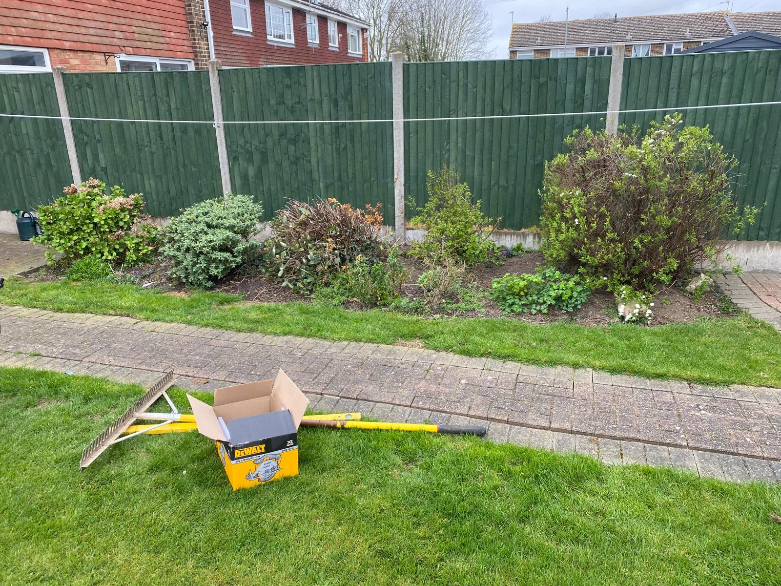 Soft Landscaping before