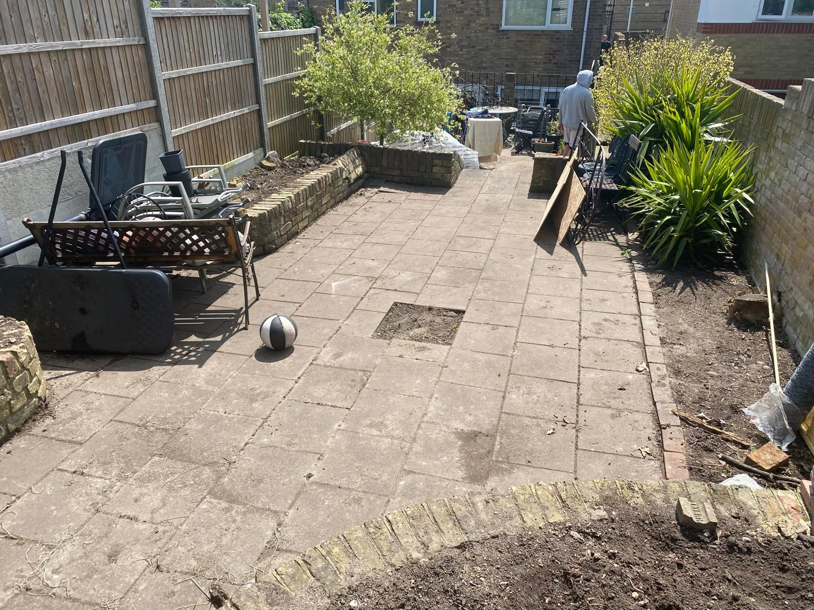 Weeding after